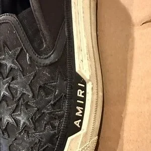 Amiri Black Star Embellished Slip-On Shoes AMIRI | Shoes | Amiri Black Star Embellished Slipon Shoes  main image 4